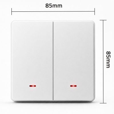8. QOLTEC WŁĄCZNIK/WYŁĄCZNIK ŚWIATŁA | 2-KANAŁOWY | WI-FI | TIMER | TUYA | BIAŁY