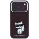 4. Etui Karl Lagerfeld Smooth Choupette Sketch MagSafe na iPhone 17 Pro / 18 Pro - burgundowe