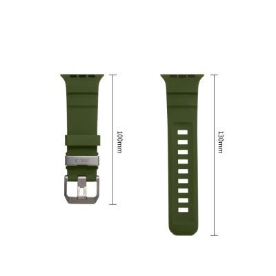 3. Pasek Tech-Protect Motion na Apple Watch 44 / 45 / 46 / 49 mm - zielony