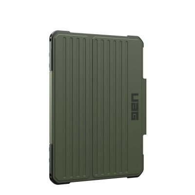 9. Urban Armor Gear UAG - Etui z klapką do tabletu - Odporne - Poliuretan (PU) - Oliwkowe - do Apple 11-calowy iPad Air M2 Wi-Fi, M2 Wi-Fi + Cellular, M3 Wi-Fi, M3 Wi-Fi + Cellular