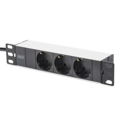 10. Zestaw sieciowy 10": szafa wisząca 9U, półka, listwa zasilająca, 8-port switch, panel kat.6, szary