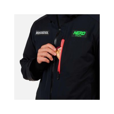 4. Kurtka narciarska męska ROSSIGNOL Hero Blackside Insulated Jkt czarna