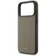 6. Etui Mercedes Leather The Move MagSafe na iPhone 17 Pro Max - beżowe