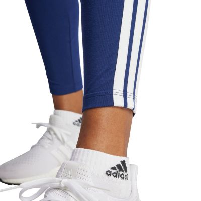 5. Legginsy damskie adidas Essentials 3-Stripes Cotton ciemnoniebieskie JE0067