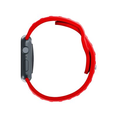 16. Pasek silikonowy 3mk Silicone Watch Strap do Apple Watch 38 / 40 / 41 mm -czerwony