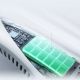4. Wentylator Jisulife Neck Fan 3 4000mAh na szyję przenośny wiatraczek - szary