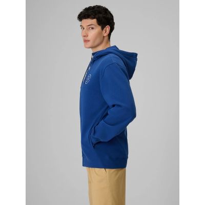 4. Bluza dresowa regular z kapturem męska 4F 4FRSS26TSWSM2978-033S