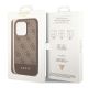 8. Guess GUHCP14LG4GLBR iPhone 14 Pro 6,1" brązowy/brown hard case 4G Stripe Collection