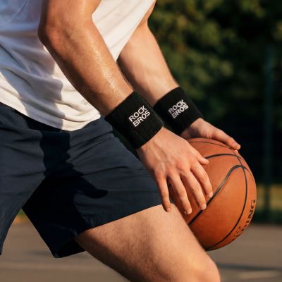 3. Opaska na nadgarstek Rockbros 190009 sportowa - czarna
