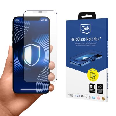 15. Matowe szkło hartowane 3mk HardGlass Matt Max na Apple iPhone 12 Pro Max