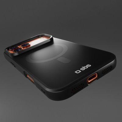 6. Etui SBS Full Active Mag z technologią D3O na iPhone 17 Pro Max - czarne