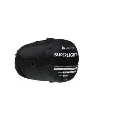 8. Śpiwór Turystyczny Volven Superlight II - Oliwkowy Prawy