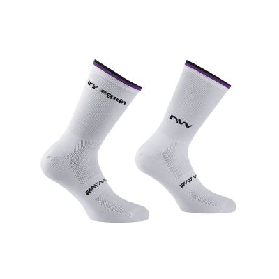 Skarpety rowerowe NORTHWAVE Try Again Sock biały