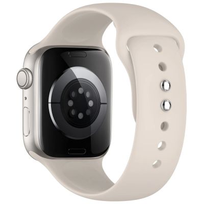 2. Pasek Tech-Protect Silicone na Apple Watch 44 / 45 / 46 / 49 mm - beżowy