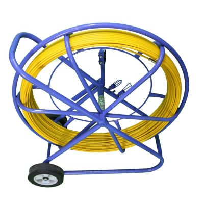 4. Extralink Pilot do przeciągania kabli Pilot 10mm 100m włókno szklane FRP, śr. 10mm, dł. 100m, żółty