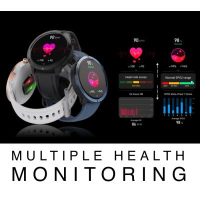 7. Smartwatch Damski RUBICON RNCF14 Rose Gold/White SMARUB251