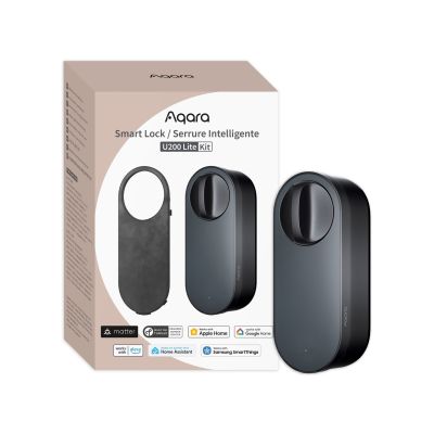 3. Inteligentny zamek do drzwi Aqara Smart Lock U200 Lite Czarny EL-D03D