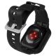 9. Etui z paskiem Spigen Rugged Armor Pro na Apple Watch 4 / 5 / 6 / 7 / 8 / SE (44/45 mm) - czarne
