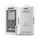 8. Etui DKNY Chequered Pattern Printed Stripes na Samsung Galaxy Z Flip 6 - czarne