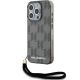 Etui Karl Lagerfeld IML Mono KL Pattern & Cord na iPhone 15 Pro - czarne