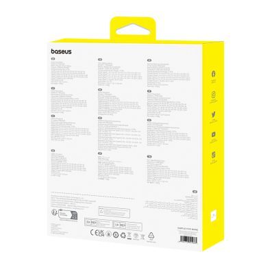 7. Powerbank Baseus Blade2 12000mAh 65W z wyświetlaczem cyfrowym (z czarnym kablem Baseus Mini White Series USB-C - USB-C 100W (20V/5A) 50cm) - niebieski