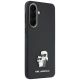 4. Etui Karl Lagerfeld Saffiano w/ K&C Metal Logo na Samsung Galaxy A57 5G - czarne