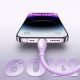 7. Kabel Joyroom S-A59 Vibrant Series 60W USB-C - USB-C 1,2m - fioletowy