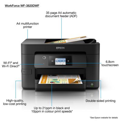 9. Epson WorkForce Pro WF-3820DWF