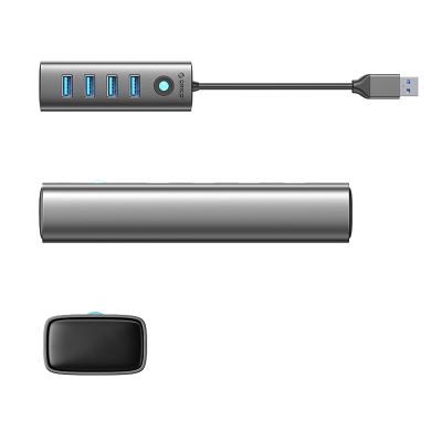 2. Hub Orico PDD4U-U3 4x USB-A 3.0 - szary