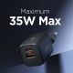 5. Ładowarka sieciowa Spigen Essential EE352EU USB-C / USB-A 35W - czarna