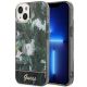 Etui Guess Jungle Collection na iPhone 14 - zielone