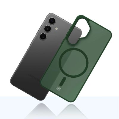 13. Etui 3mk Smoke MagCase na Samsung Galaxy S24 - zielone-półprzezroczyste