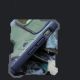 13. Nillkin CamShield Armor Pro Case etui iPhone 14 Plus pancerny pokrowiec z osłoną na aparat ring podstawka niebieskie
