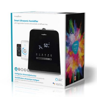 14. Nawilżacz ultradźwiękowy Nedis 5,5l SmartLife czarny