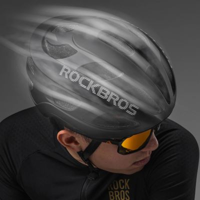 4. Kask rowerowy Rockbros LK-66 lekki 58-62 cm - czarny