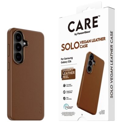 5. Etui CARE by PanzerGlass Solo na Samsung Galaxy S26 - brązowe