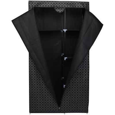 10. SZAFA TEKSTYLNA GARDEROBA 90x45x170CM ORNAMENT 45207