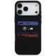 3. Etui BMW M Silicon Horizontal Line MagSafe na iPhone 17 Pro Max - czarne