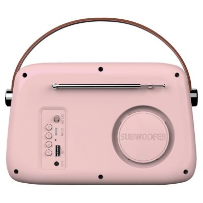 2. SAVIO RADIO PRZENOŚNE RÓŻOWE RS-03