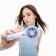 8. Mini wentylator Jisulife Handheld Fan 10 4000mAh przenośny wiatraczek USB - niebieski