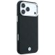 4. Etui BMW Sign Deboss Quilted Metal Logo MagSafe na iPhone 18 Pro Max / 17 Pro Max - czarne
