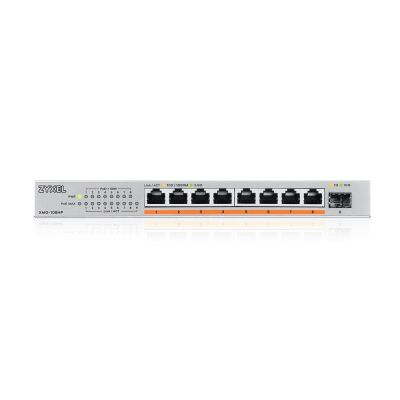 7. Switch Zyxel XMG-108HP 9p PoE (PoE++: 8) 100W Unmanaged Multigigabit