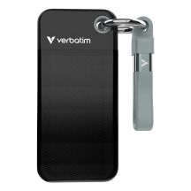 Verbatim Pocket SSD 2 TB USB Type-C 3.2 Gen 2 (3.1 Gen 2) Czarny, Szary