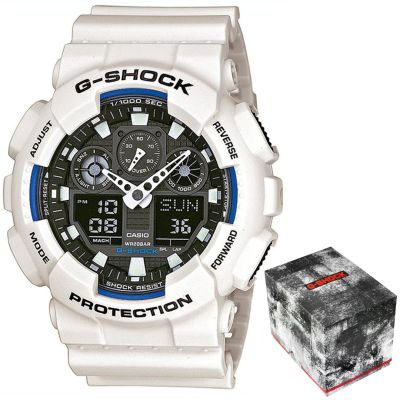 2. Zegarek Męski CASIO G-SHOCK GA-100B-7AER + BOX