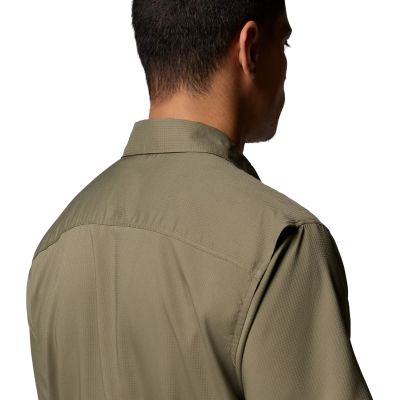 4. Columbia Utilizer II Solid Short Sleeve Shirt 1577762397 Zielone L