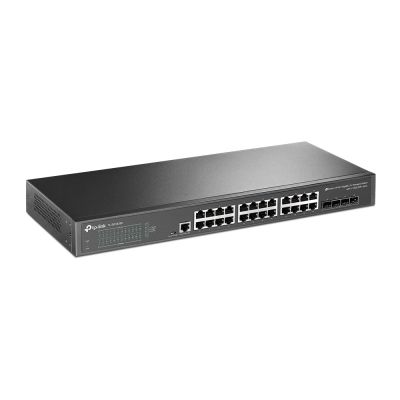 2. TP-Link JetStream TL-SG3428X przełącznik sieciowy Zarządzany L2+/L3 Gigabit Ethernet (10/100/1000) 1U Czarny