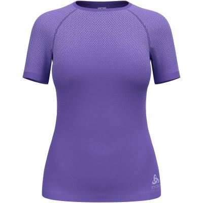 6. Koszulka damska Odlo PERFORMANCE LIGHT BL TOP crew neck s/s fioletowa