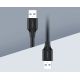 3. Ugreen kabel przewód USB 2.0 (męski) - USB 2.0 (męski) 1 m czarny (US128 10309)