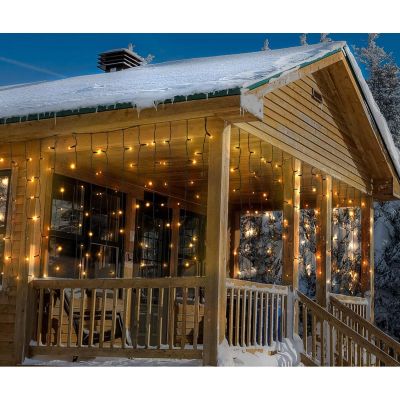 5. LAMPKI CHOINKOWE KURTYNA ŚWIETLNA 200x70CM ZEW LED CIEPŁY BIAŁY FLASH