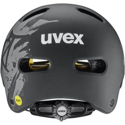 2. Kask rowerowy dziecięcy UVEX Kid 4 Style MIPS, dirt black matt